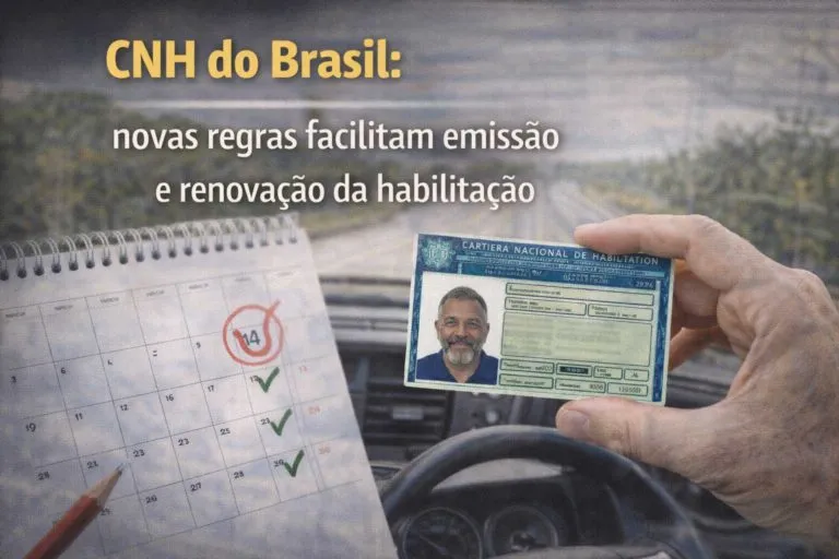 CNH do Brasil: novas regras facilitam emissão e renovação da habilitação